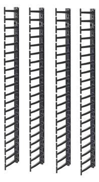 APC Rack - Kabelführungssatz - Schwarz - 20U - TAA-konform (Packung mit 4) von LumaTech