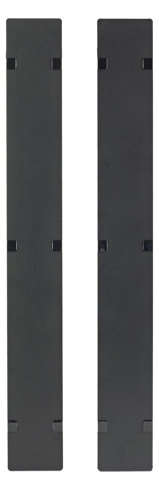 APC Rack-Kabelführungskonsolen-Abdeckung - Schwarz - 48U - TAA-konform (Packung mit 2)