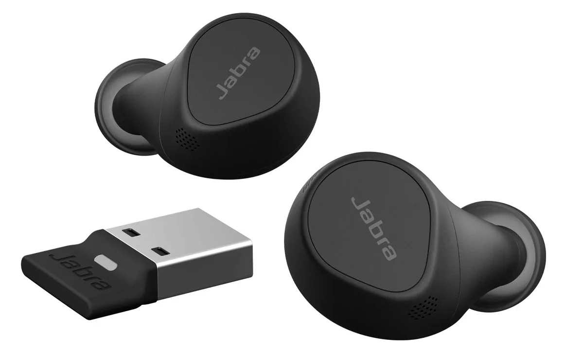 Jabra Evolve2 Buds MS - True Wireless-Kopfhörer mit Mikrofon - 20-40 Stunden Kopfhörer, Ansicht 4