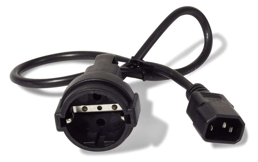 APC Stromkabel - CEE 7/7 (W) zu IEC 60320 C14