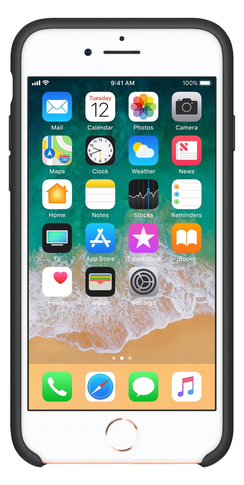 Apple Hintere Abdeckung für Mobiltelefon - Silikon