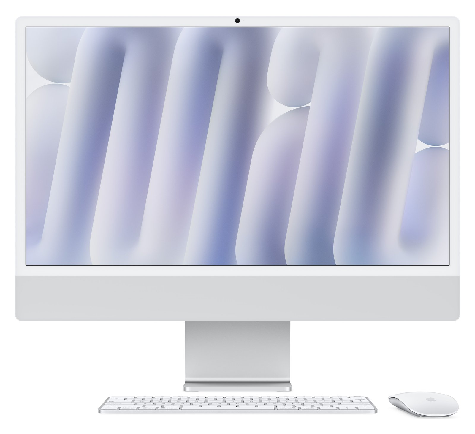 Apple iMac - M4 - RAM 16 GB - SSD 256 GB - Apple M4 10-core - Monitor: LED (24)(4.5K) - Silber - TL: Deutsch, QWERTZ