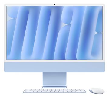Apple iMac - M4 - RAM 16 GB - SSD 256 GB - Apple M4 8-core - Monitor: LED 61 cm (24)(4.5K) - Blau - TL: Deutsch, QWERTZ von LumaTech