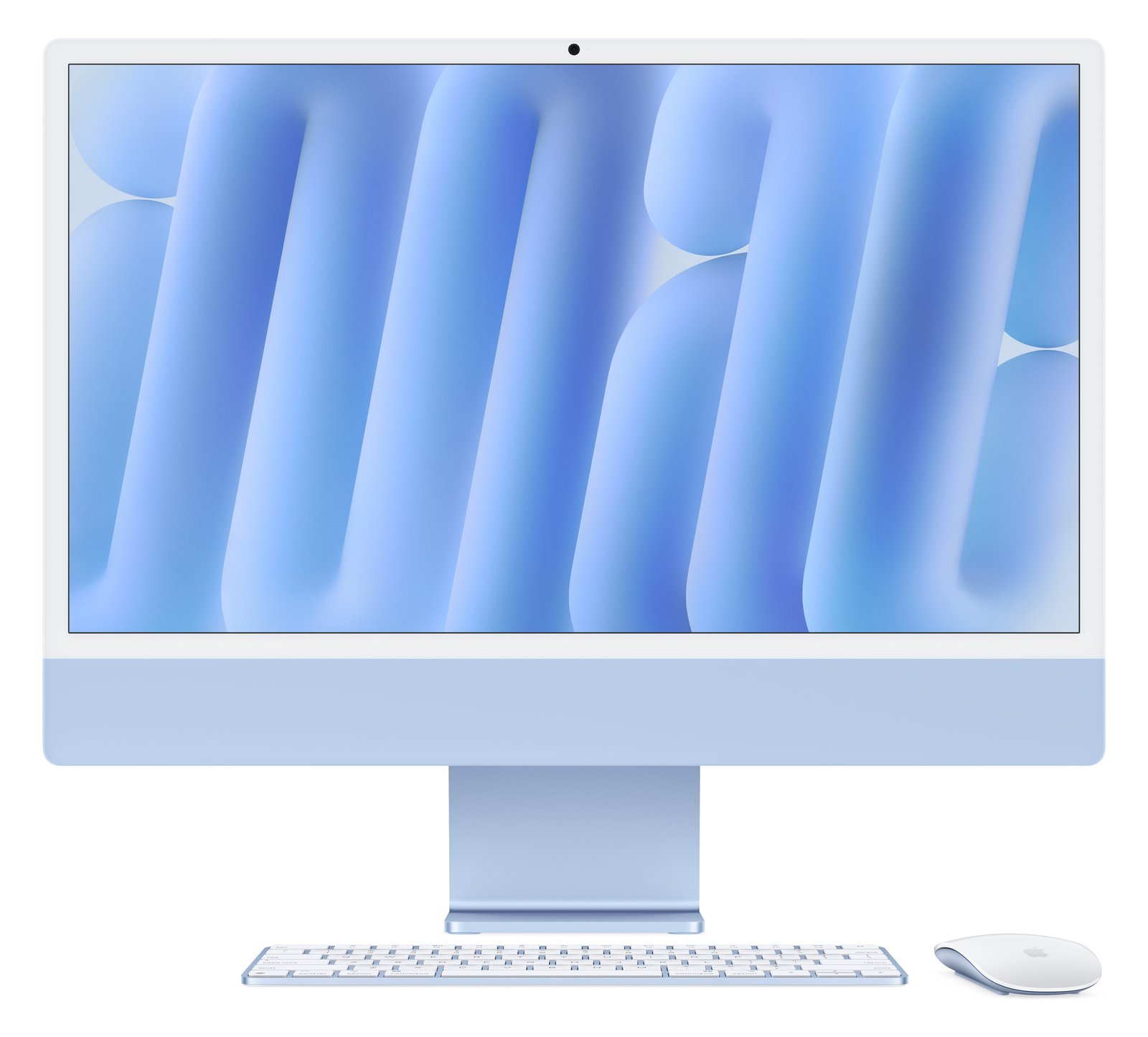 Apple iMac - M4 - RAM 16 GB - SSD 256 GB - Apple M4 8-core - Monitor: LED 61 cm (24)(4.5K) - Blau - TL: Deutsch, QWERTZ