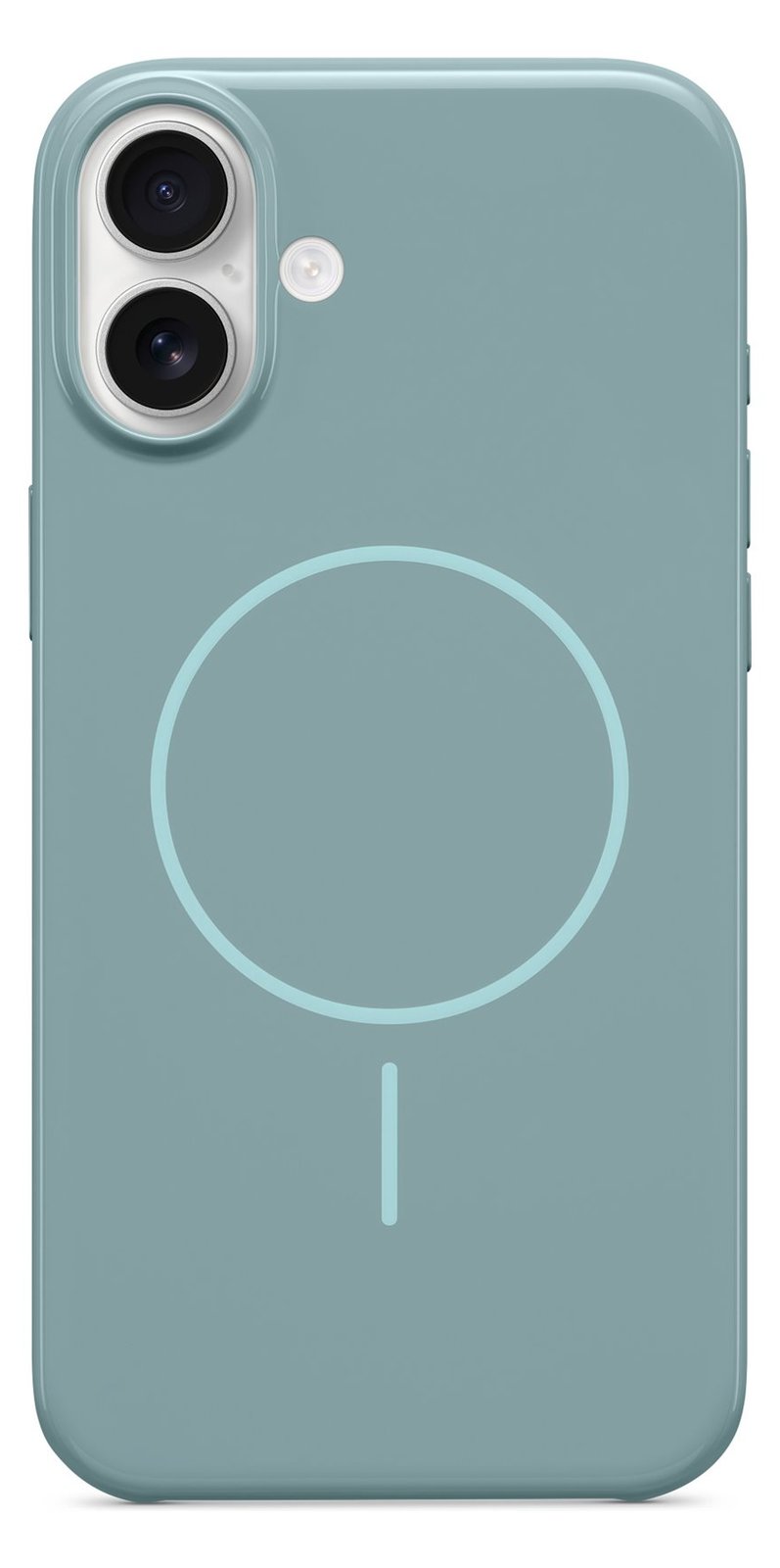 Apple iPhone 16 Plus Kunststoff Case mit MagSafe - Riptide Blau