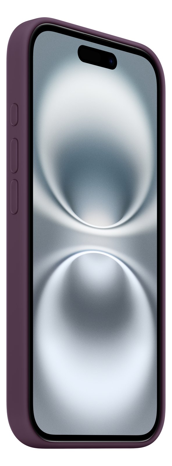 Apple iPhone 16 Silikon Case mit MagSafe - Pflaume