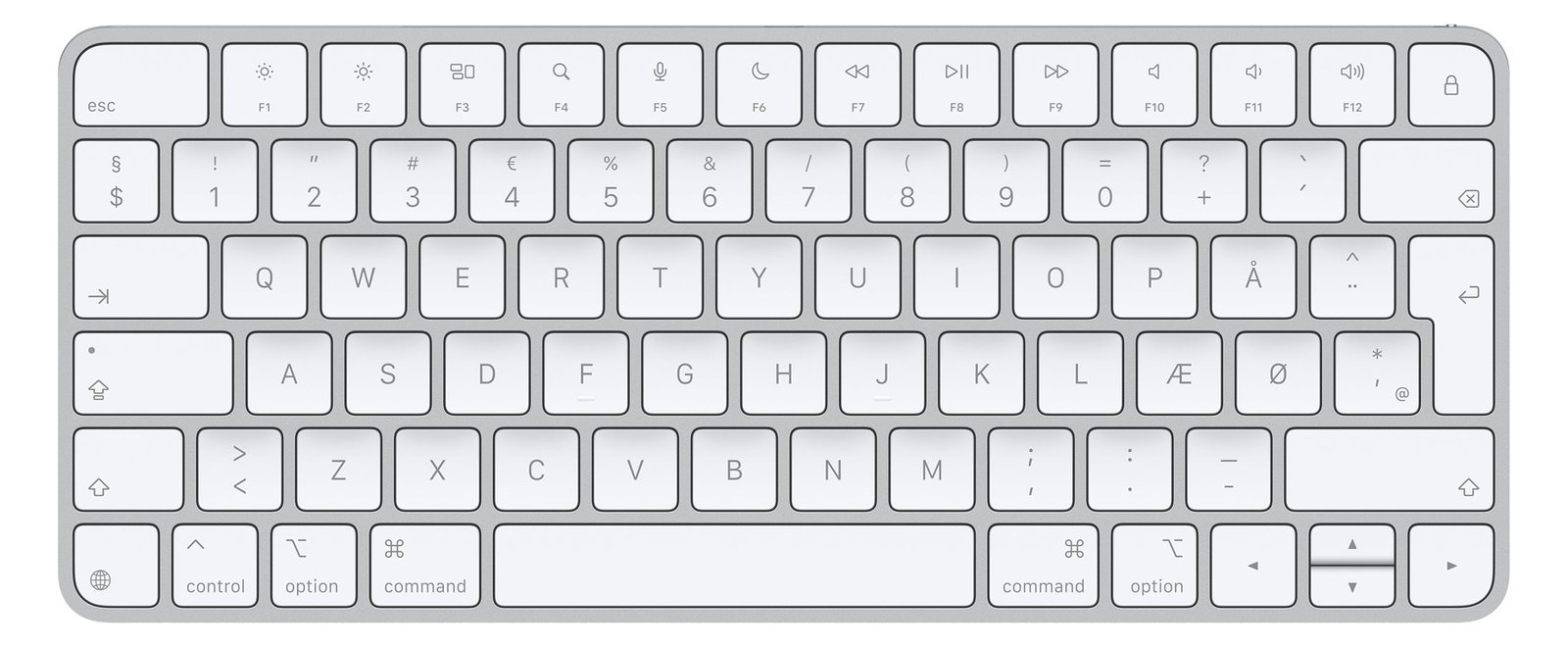 Apple Magic Keyboard - Tastatur - USB-C - kabellos - Bluetooth - TL: Nordisch, QWERTY