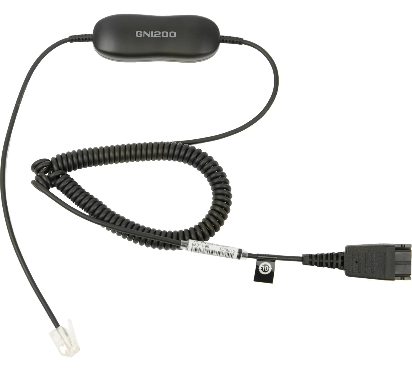 Jabra GN1200 CC - Headset-Kabel - Quick Disconnect Stecker zu RJ-9 männlich, Ansicht 2