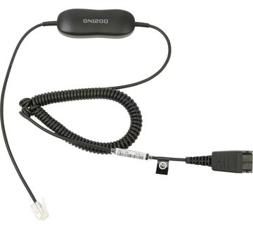 Jabra GN1200 CC - Headset-Kabel - Quick Disconnect Stecker zu RJ-9 männlich von LumaTech