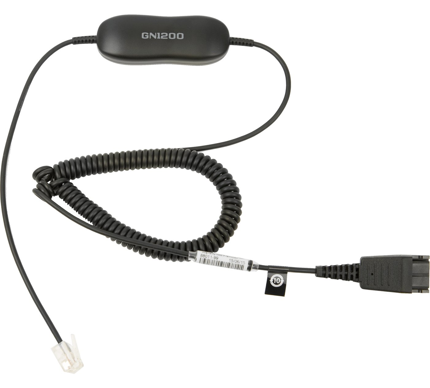 Jabra GN1200 CC - Headset-Kabel - Quick Disconnect Stecker zu RJ-9 männlich