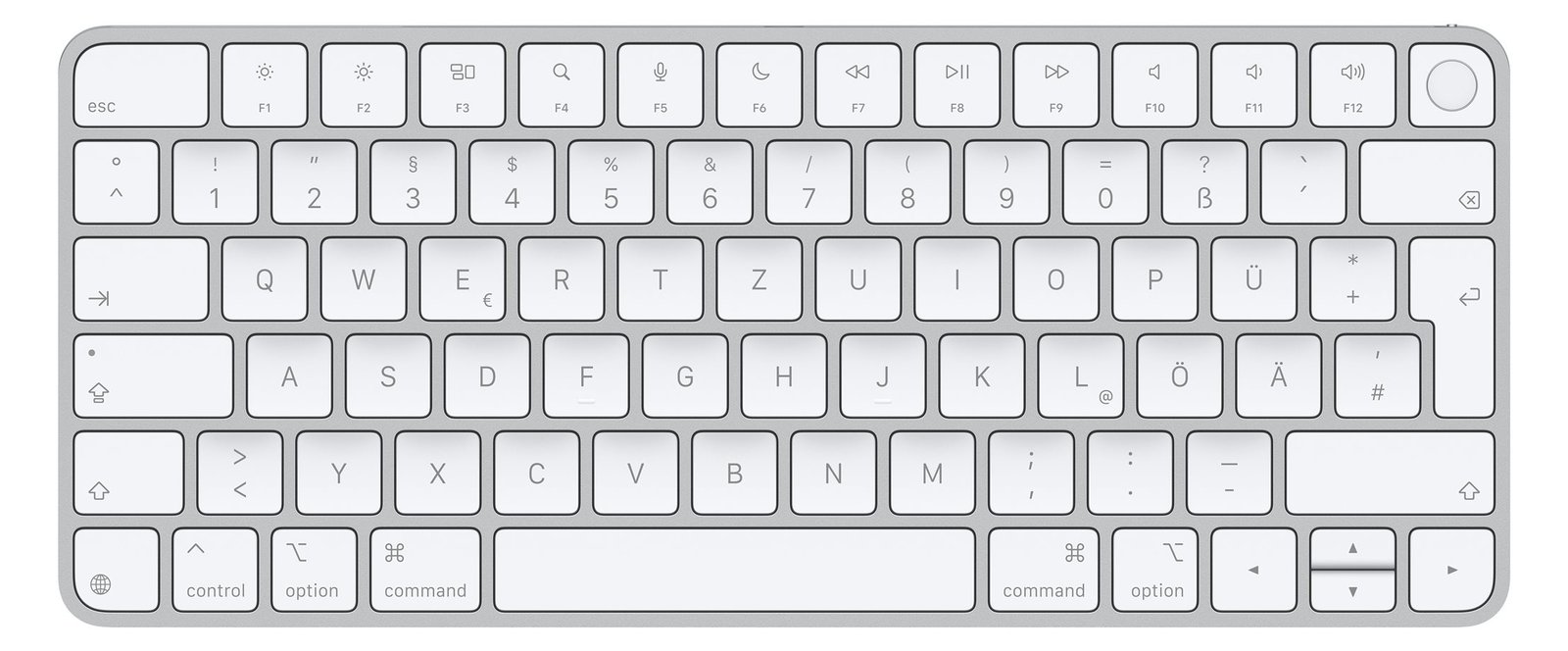 Apple Magic Keyboard with Touch ID - Tastatur - TL: Deutsch, QWERTZ