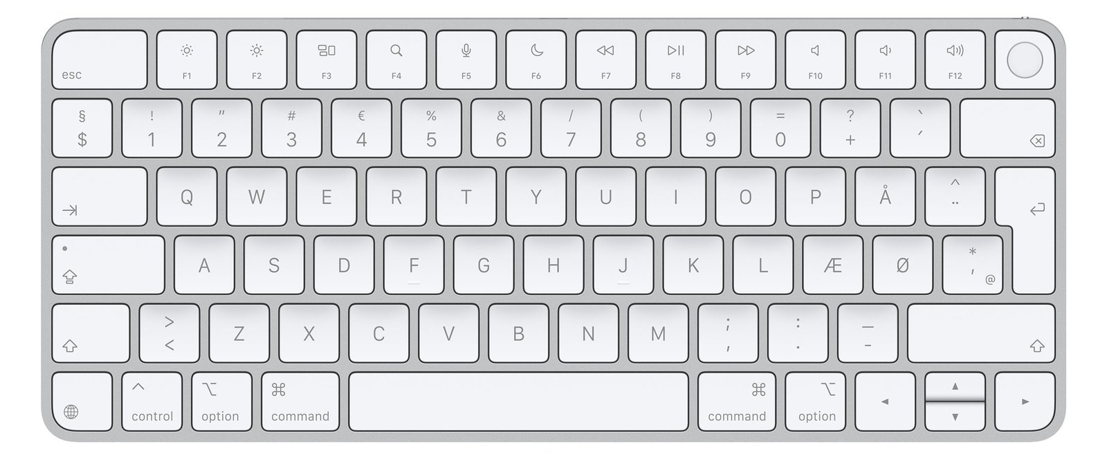 Apple Magic Keyboard with Touch ID - Tastatur - TL: Nordisch, QWERTY
