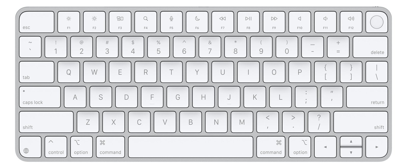 Apple Magic Keyboard with Touch ID - Tastatur - TL: US, QWERTY