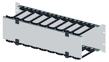 APRA 19-Kabelmngr. Klappblende schwarz - Rack-Zubehör von LumaTech
