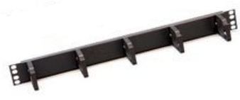 APRA apraNET - Kabelführungsplatte für Schaltschrank - RAL 9005 - 1U - 48.3 cm (19) von LumaTech