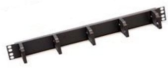 APRA apraNET - Kabelführungsplatte für Schaltschrank - RAL 9005 - 1U - 48.3 cm (19)