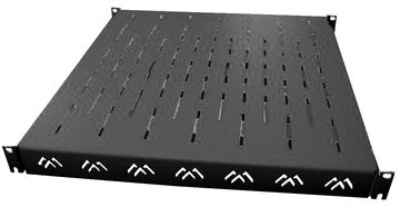 APRA apraNET VARIplain - Rack - Regal - RAL 9005, Dark Black - 1U - 48.3 cm (19) von LumaTech