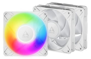 Arctic P12 Pro A-RGB - Gehäuselüfter - mit Kabelsplitter - 120 mm - weiß (Packung mit 3) von LumaTech
