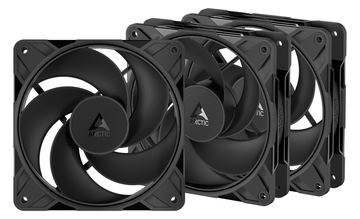 Arctic P12 Pro Reverse schwarz 3er Pack 120 mm - Gehäuse-Lüfter - 3.000 rpm von LumaTech
