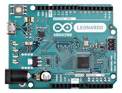 Arduino Leonardo - ATMega32u4 - 16 MHz - 0,032 MB - 2,5 KB - 1 KB - Arduino