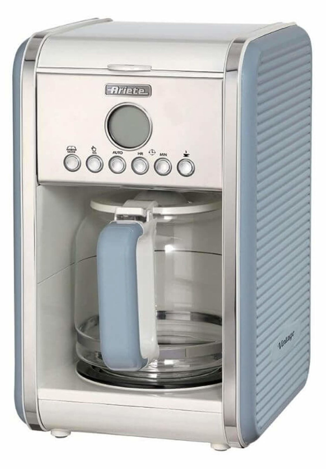 Ariete 1342 Vintage - Kaffeemaschine - 12 Tassen - Hellblau
