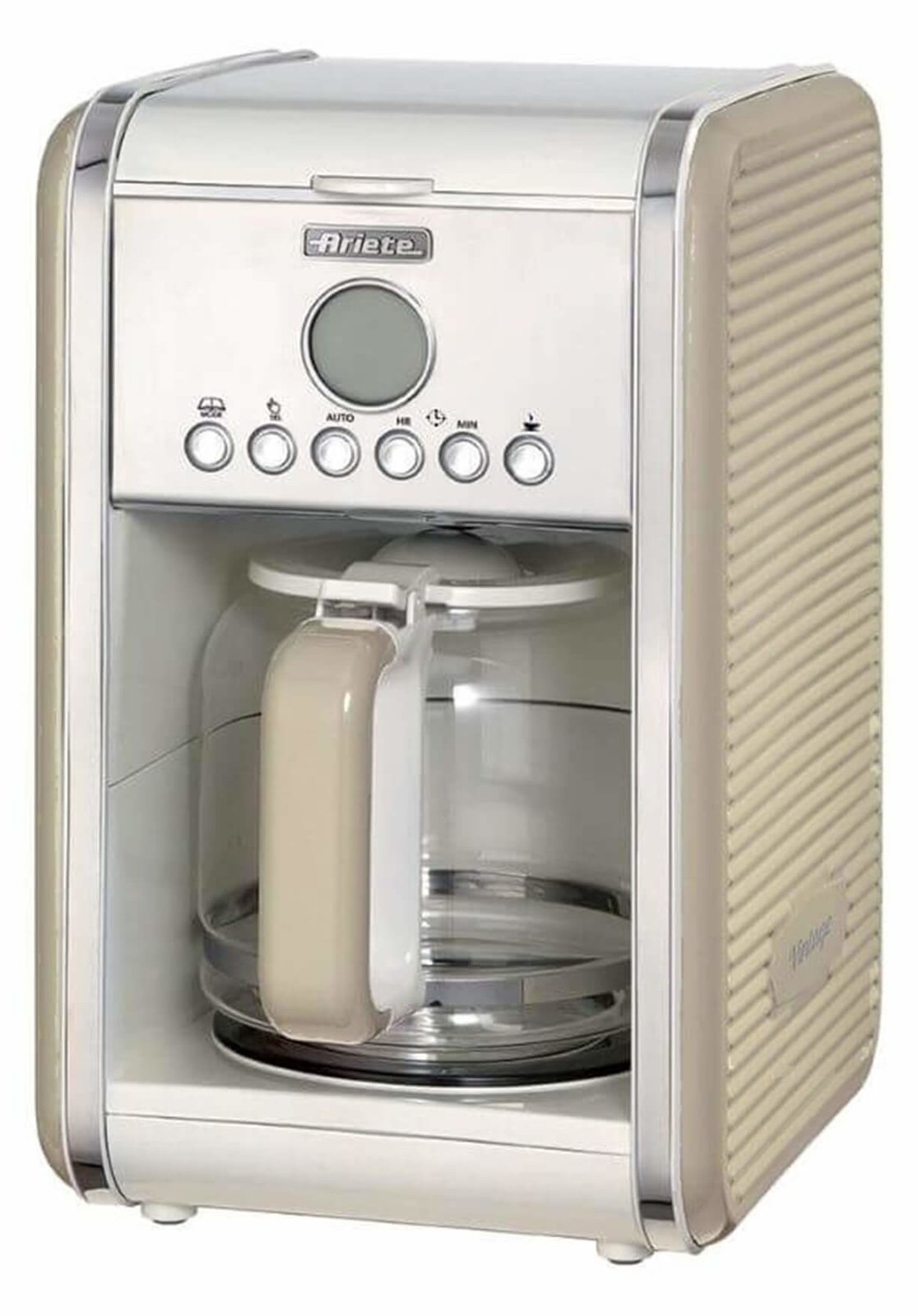 Ariete 1342 Vintage - Kaffeemaschine - 12 Tassen - Beige
