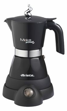 Ariete 1358/01 Moka Aroma Elektrischer Espressokocher schwarz von LumaTech