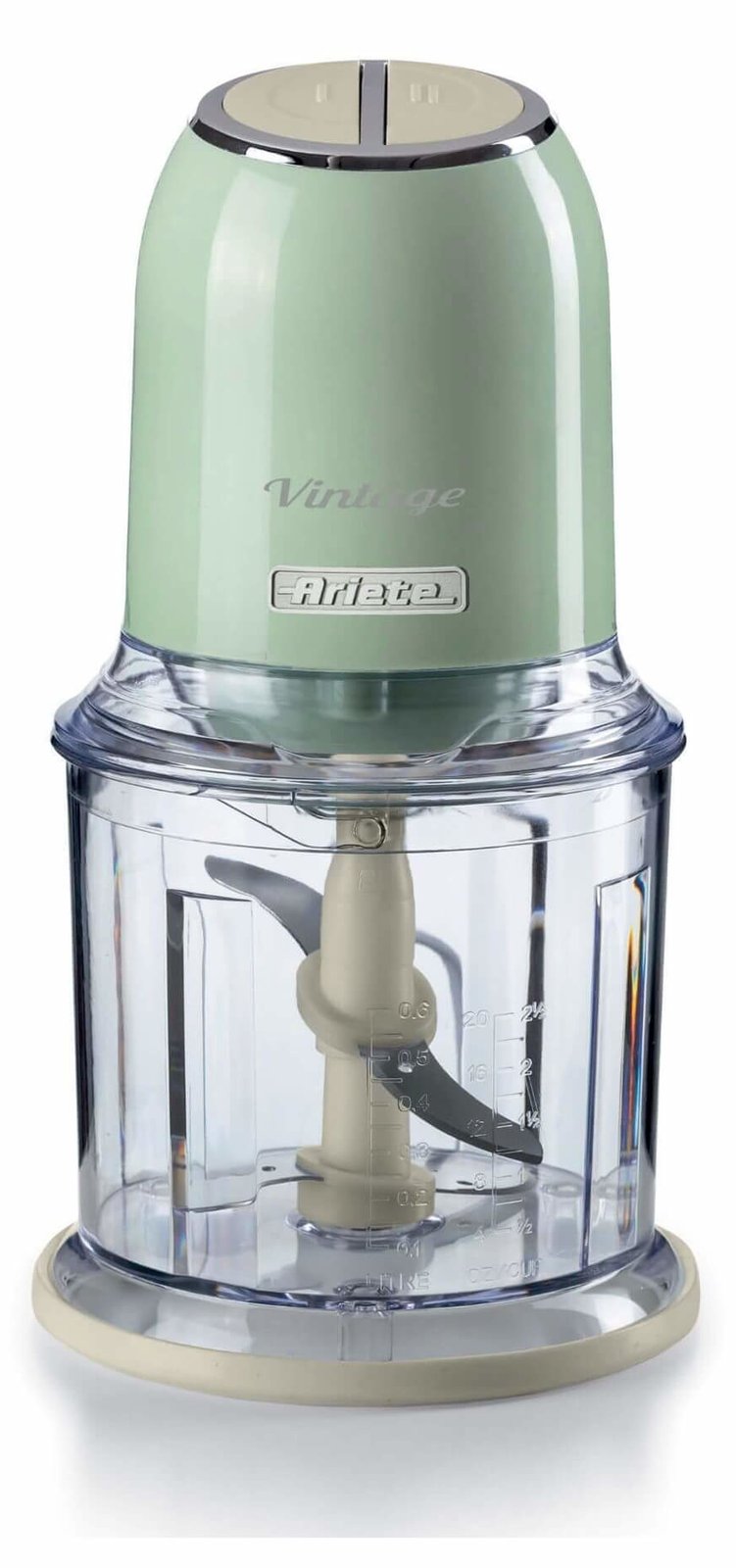 Ariete Tritatutto Vintage - Blau - Edelstahl - Tasten - 1,04 kg - 1,18 kg