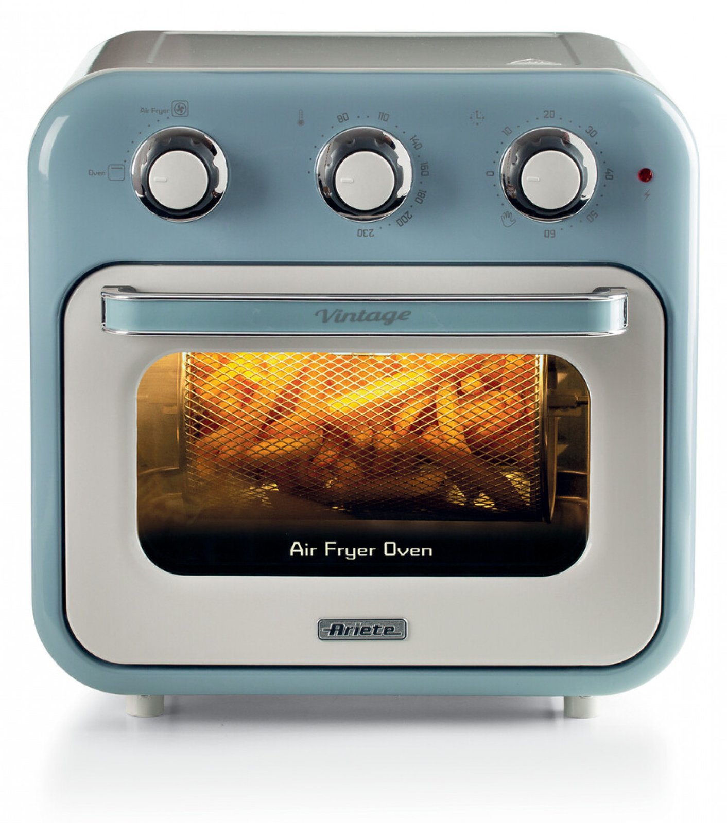 Ariete Vintage Air Fryer Mini- Ofen blau