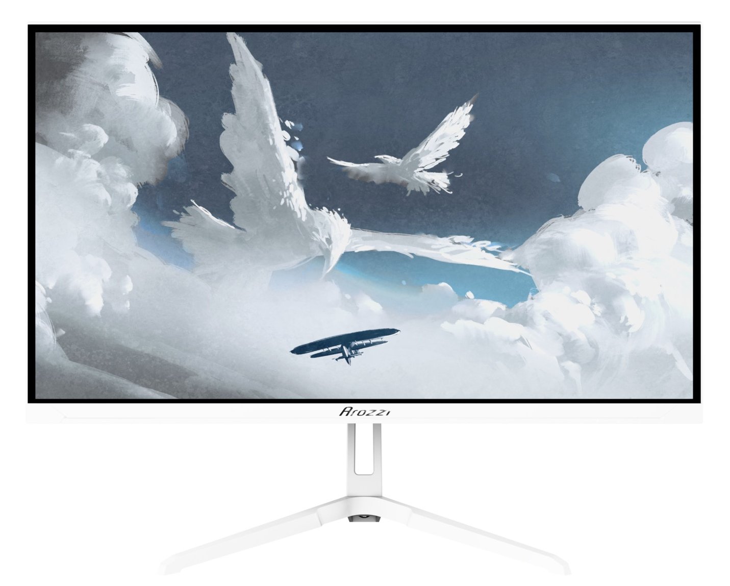 Arozzi TFT Nova 24 IPS weiß - Flachbildschirm (TFT/LCD) - 60,5 cm