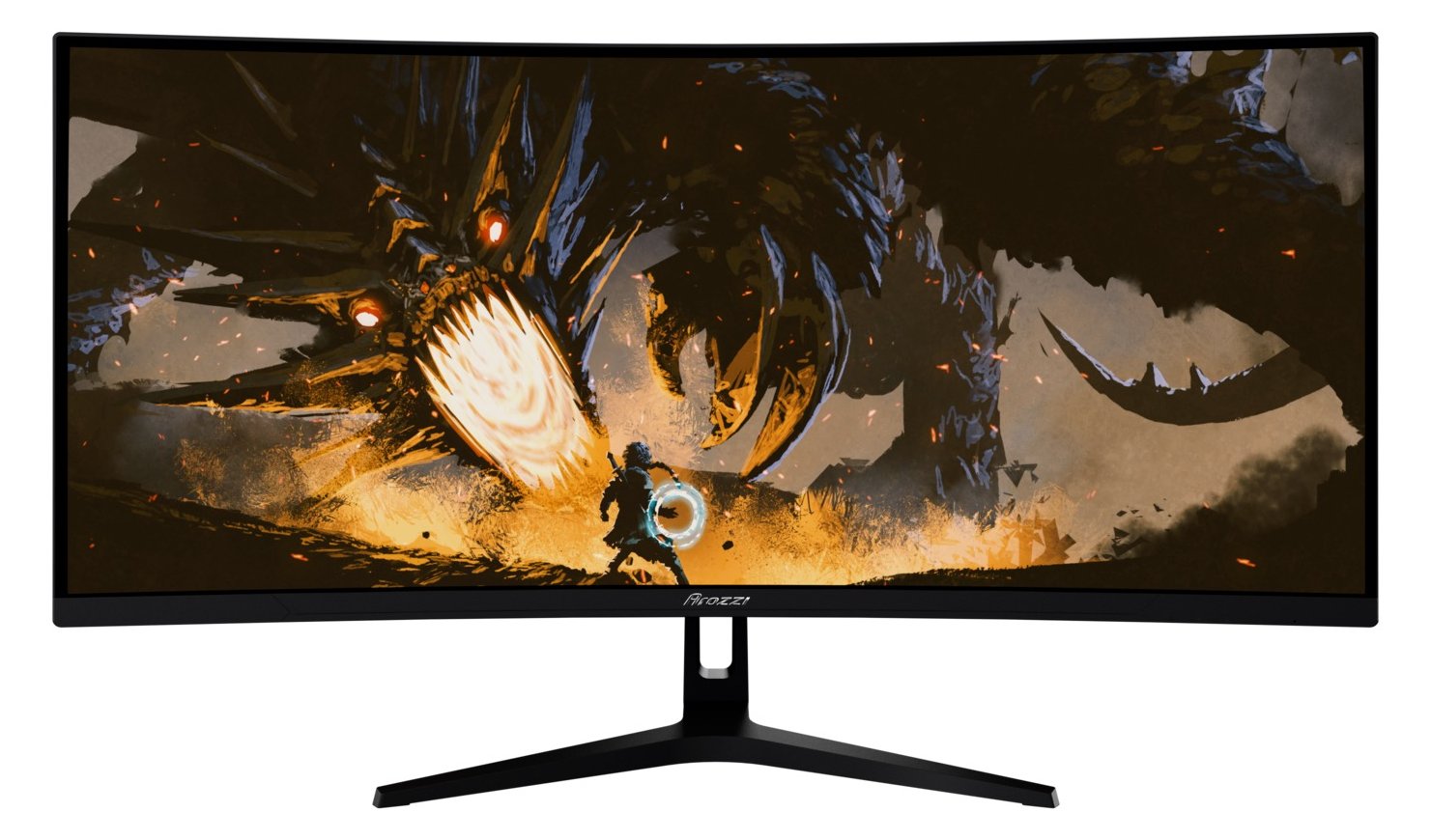 Arozzi TFT Nova curved schwarz - Flachbildschirm (TFT/LCD) - 86,4 cm (34)