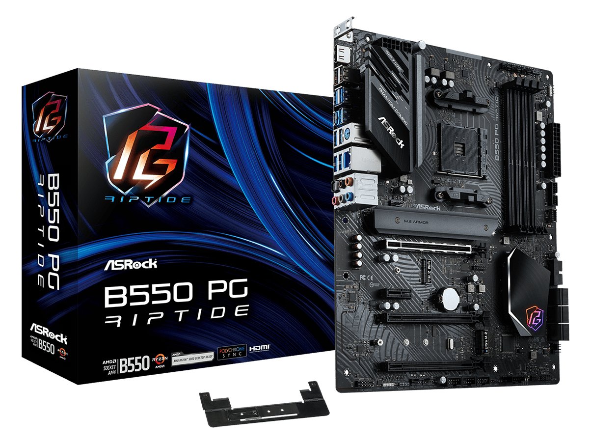 ASRock B550 PG Riptide - Motherboard - ATX - Socket AM4 - AMD B550 Chipsatz