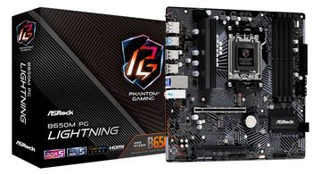 ASRock B650M PG Lightning - Motherboard - micro ATX - Socket AM5 - AMD B650 Chipsatz - USB 3.2 Gen 1, USB 3.2 Gen 2 von LumaTech