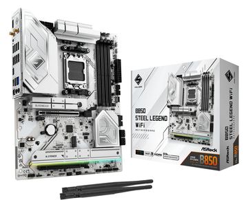 ASRock B850 STEEL LEGEND WIFI - Motherboard - ATX - Socket AM5 - AMD B850 Chipsatz - Wi-Fi 7, Bluetooth, 2.5 Gigabit LAN von LumaTech