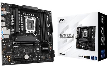 ASRock B860M Pro-A - Motherboard - micro ATX - LGA1851-Sockel - B860 Chipsatz - 2.5 Gigabit LAN, Bluetooth von LumaTech