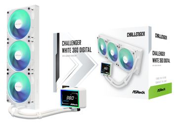 ASRock CPC Challenger 360 Digital ARGB White von LumaTech