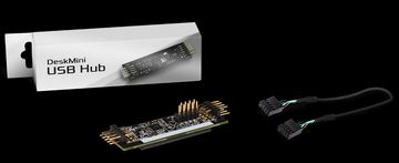 ASRock DeskMini USB Hub - I / O-Blende - Schwarz - Asrock DeskMini 110 - DeskMini 310 - DeskMini A300 - DeskMini H470 von LumaTech