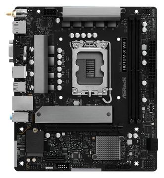 ASRock H810M-X WIFI - Motherboard - micro ATX - LGA1851-Sockel - H810 Chipsatz - 2.5 Gigabit LAN, Wi-Fi, Bluetooth von LumaTech