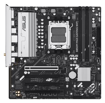 ASUS B850M MAX GAMING WIFI - Motherboard - micro ATX - Socket AM5 - AMD B850 Chipsatz - Wi-Fi 6, Bluetooth, Gigabit LAN von LumaTech