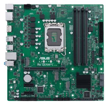 ASUS MB ASUS Intel 1700 PRO Q670M-C-CSM - M-ATX - 4xD5 4800 von LumaTech