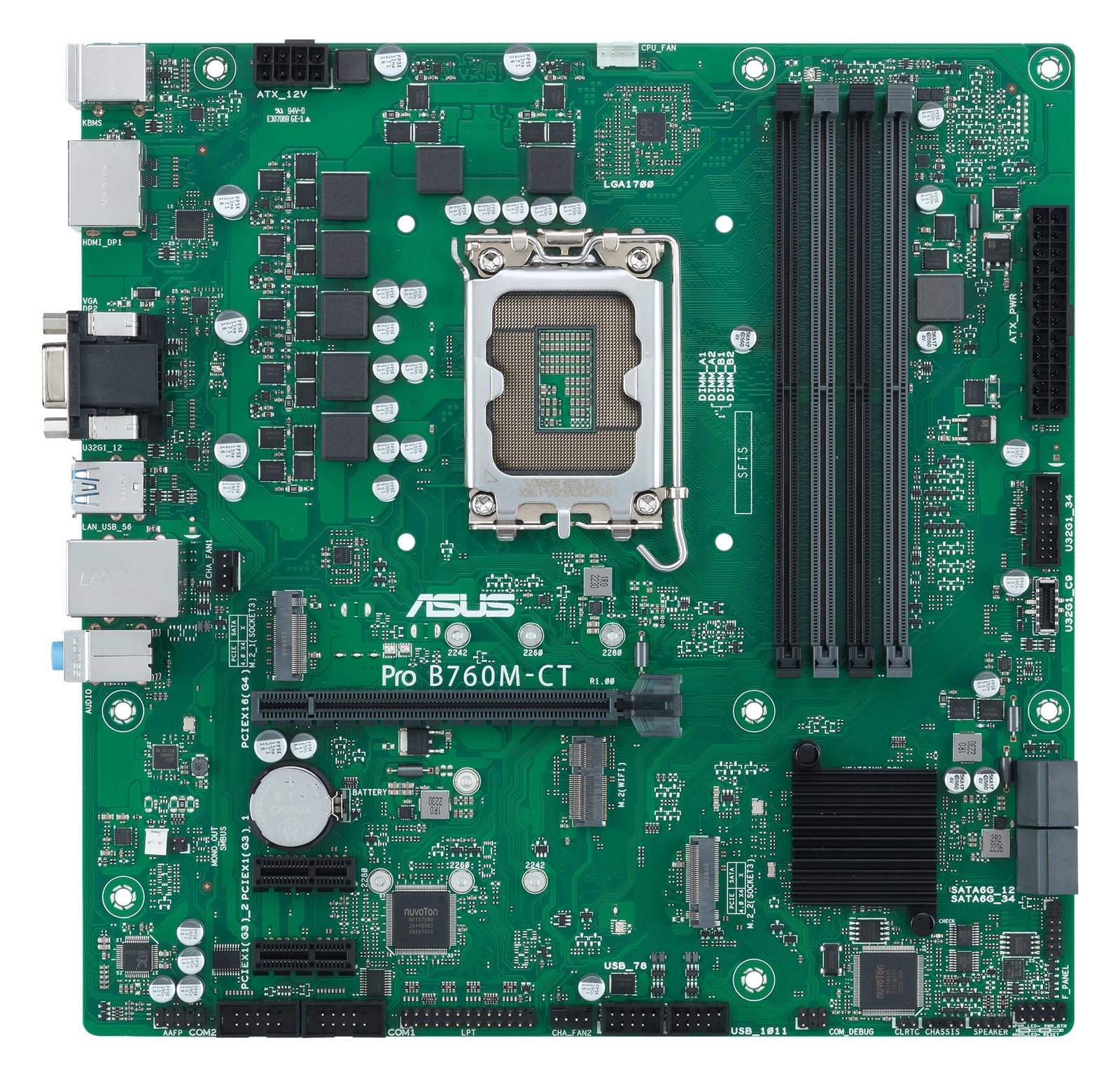 ASUS MB ASUS PRO B760M-CT-CSM (INTEL,1700,DDR5,mATX)