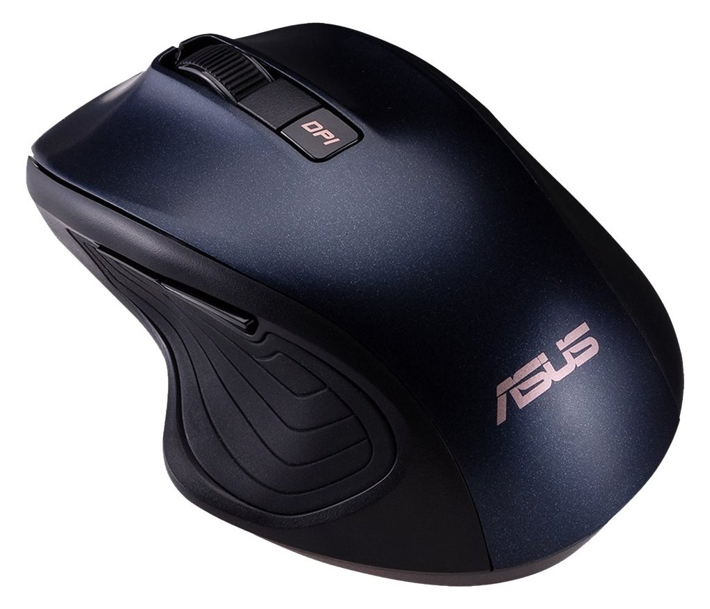 ASUS MW202 - Maus - optisch - 6 Tasten - kabellos - 2.4 GHz - kabelloser Empfänger (USB)