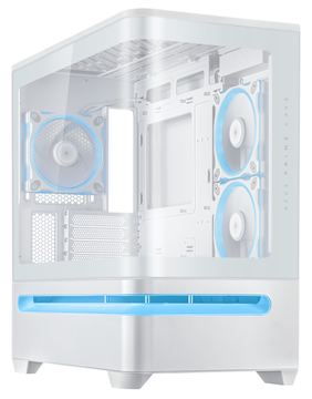 ASUS Prime AP202 - microATX Tower - Seitenteil mit Fenster (gehärtetes Glas) von LumaTech
