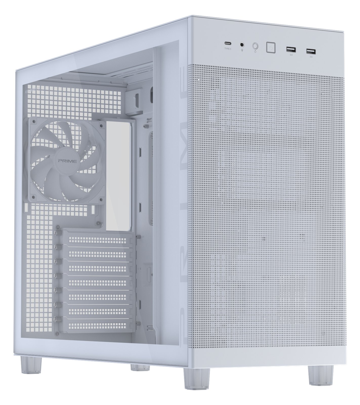 ASUS Prime Ap303 Tg White - Midi/Minitower - ATX
