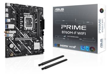 ASUS PRIME B760M-F WIFI - Motherboard - micro ATX - LGA1700 Sockel - B760 Chipsatz - Gigabit LAN, Wi-Fi 6, Bluetooth von LumaTech
