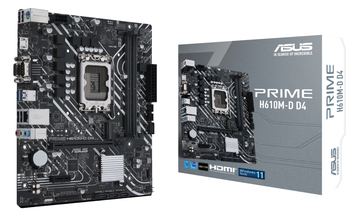 ASUS PRIME H610M-D D4 - Motherboard - micro ATX - LGA1700-Sockel - H610 Chipsatz - USB 3.2 Gen 1 - Gigabit LAN von LumaTech