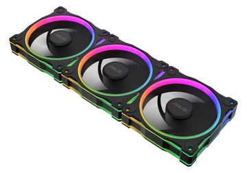 ASUS Prime MR120 ARGB - Gehäuselüfter-Kit - 120 mm - Schwarz (Packung mit 3) von LumaTech