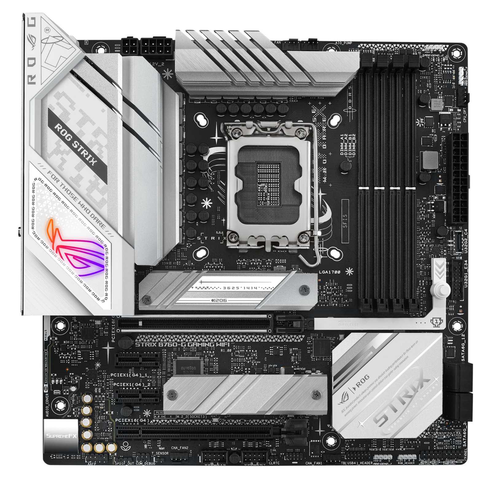 ASUS ROG STRIX B760-G GAMING WIFI - Motherboard - micro ATX - LGA1700-Sockel - B760 Chipsatz - USB 3.2 Gen 1
