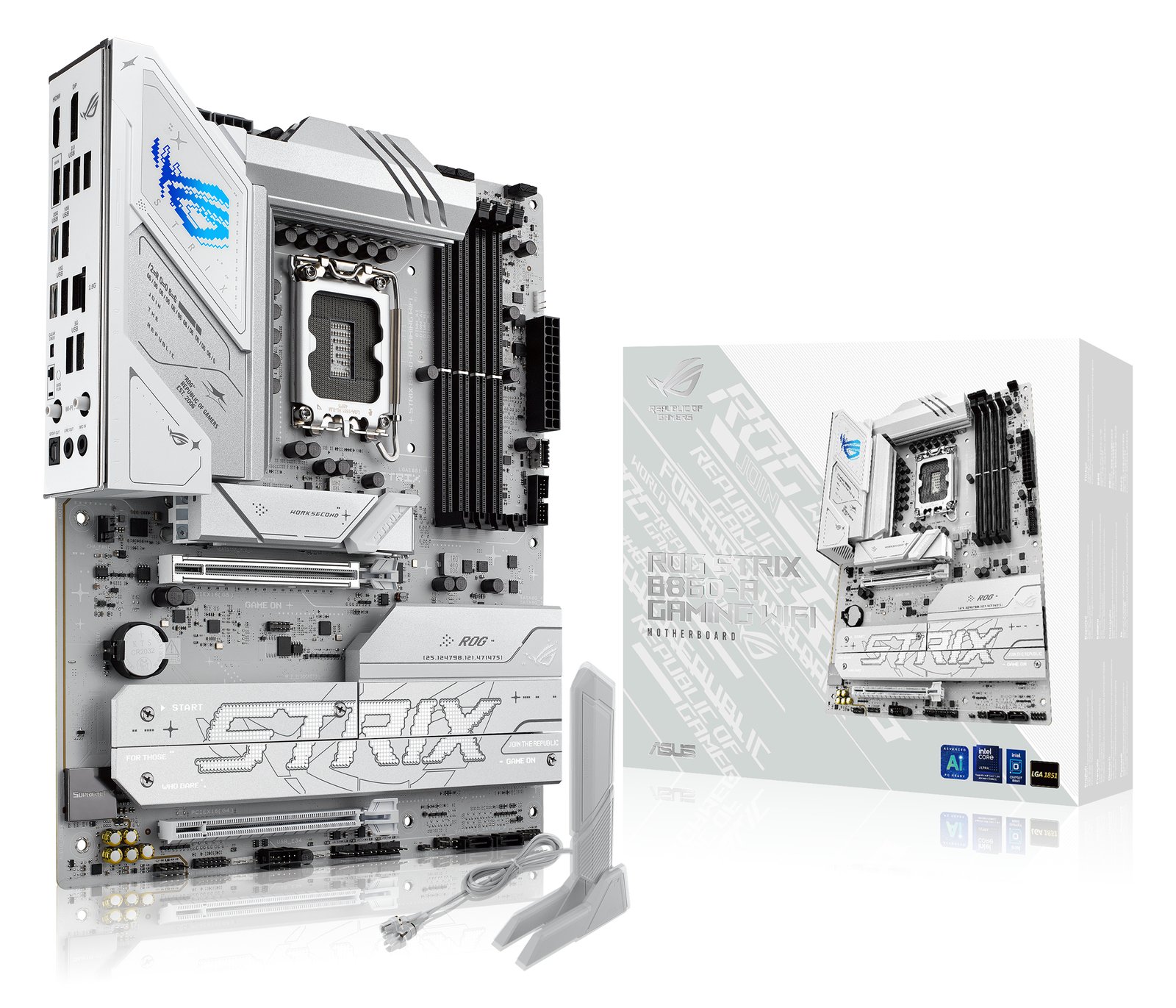 ASUS ROG STRIX B860-A GAMING WIFI - Motherboard - ATX - LGA1851-Sockel - B860 Chipsatz, Onboard-Grafik(CPU erforderlich)