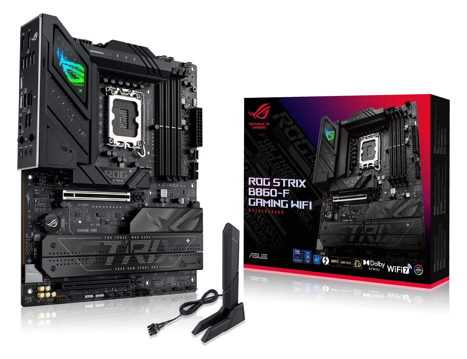 ASUS ROG STRIX B860-F GAMING WIFI - Motherboard - ATX - LGA1851-Sockel - B860 Chipsatz, Onboard-Grafik(CPU erforderlich)